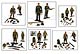 21ST CENTURY - 10560-SET - 4" WWII D-Day Figures 