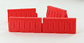 3D TO SCALE - 50-102-R - Plastic Safety Barriers