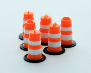 3D TO SCALE - 50-105-OR - Traffic Barrels