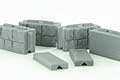 3D TO SCALE - 50-130-GY - Precast Wall Block