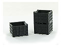 3D TO SCALE - 64-252-BK - Plastic Bin Pallet