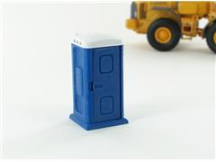 50-141-BL - 3d To Scale Porta Potty blue and white
