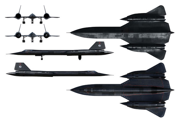 00112 - Air Force 1 Lockheed SR 71A Blackbird 61 7972