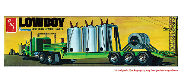 880 - AMT Lowboy Drop Deck Lowbed Trailer