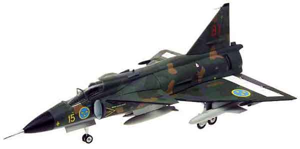 42005 - Aviation 72 SAAB JA37 Viggen Swedish Air Force