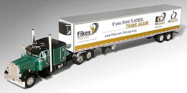 32616-X - Die-Cast Promotions DCP Fikes Trucking FTLCustom Peterbilt Model 379