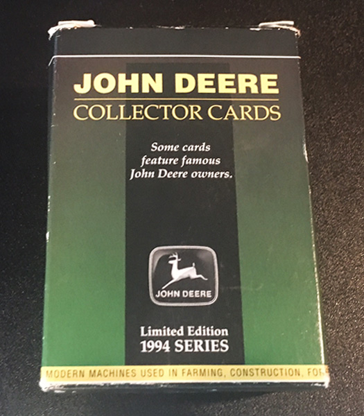 Deere John Deere Collector Cards 1994 Series LIMITED