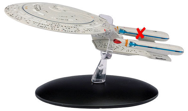 ST01-X - Eaglemoss Star Trek USS Enterprise NCC 1701