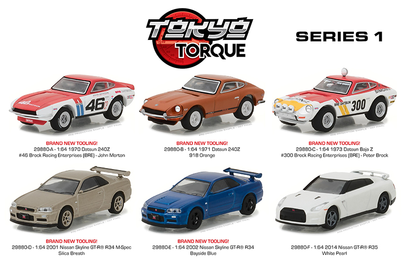 29880-CASE - Greenlight Tokyo Torque Series 1 6 Piece