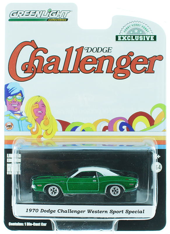 1970 Dodge Challenger /"Western Sport Edition ** Greenlight HOBBY 1:64 NUOVO
