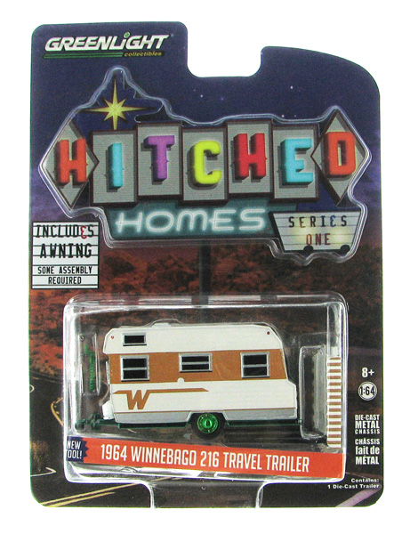 34010-C-SP - Greenlight 1964 Winnebago Travel Trailer 216