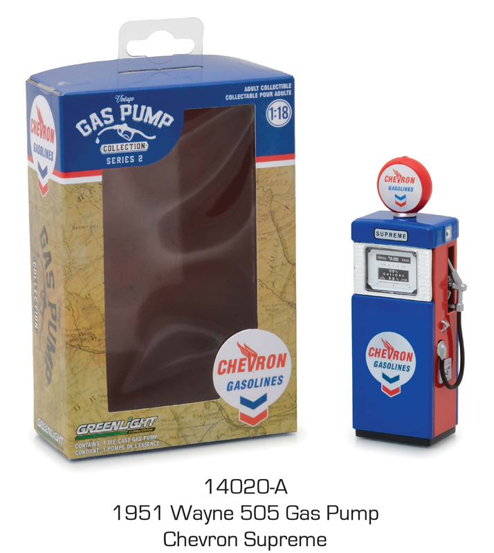 Greenlight Diecast Vintage Gas Pump Collection Series 2 3