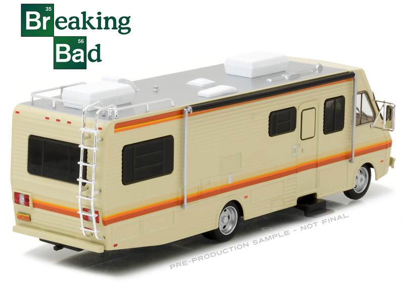 Greenlight Diecast 1986 Fleetwood Bounder RV Breaking Bad TV