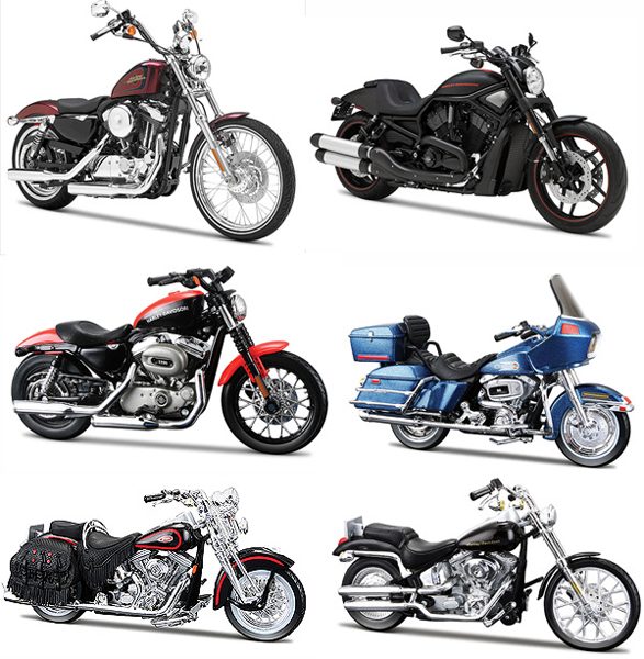 maisto diecast harley davidson motorcycles