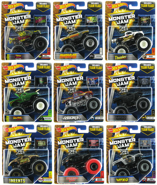 21572-977F-CASE - Mattel Hot Monster Jam Series