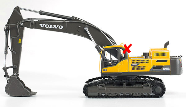 300032-X1 - Motorart Volvo EC480D Tracked Excavator HANDRAIL ON
