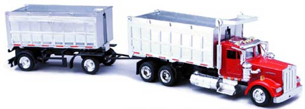 15223 - New-ray Kenworth W900 Double Dump Truck