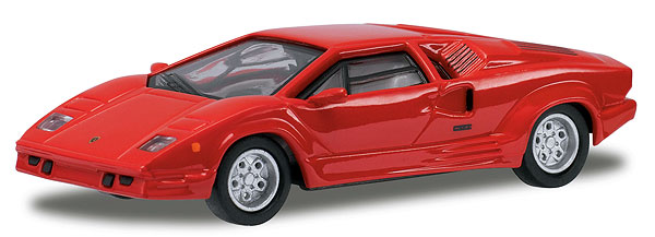 LAMBORGHINI COUNTACH 25th ANNIVERSARY 1989 RED RICKO 1//87