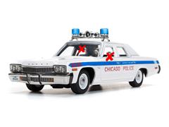 AWR1142-X - Auto World Chicago Police 1974 Dodge Monaco inRESIN REARVIEW