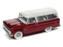 AWSP091-A-SP - Auto World 1966 Chevrolet Suburban ULTRA RED CHASE UNIT
