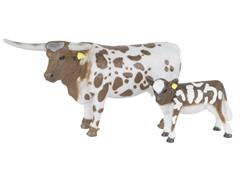 Big Country Longhorn Cow and Calf Compatible