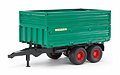 BRUDER - 02010 - Green Trailer with 