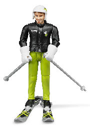 BRUDER - 60040 - Skier with Accessories