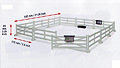 BRUDER - 62504 - White Pasture Fence