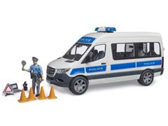 02683 - Bruder Toys Police Mercedes Benz Sprinter Police Emergency Lights