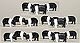 ERTL - 12663-25 - Pigs - Black and 