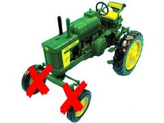 15904-X3 - ERTL Toys John Deere 620 Tractor LP High Crop