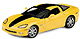 FRANKLIN MINT - B11F869 - 2008 Corvette Hertz 