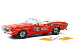 13569 - Greenlight Diecast 1971 Dodge Challenger Convertible 55th Indianapolis 500