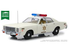 19055 - Greenlight Diecast Hazzard County Sheriff 1977 Plymouth Fury Authentic