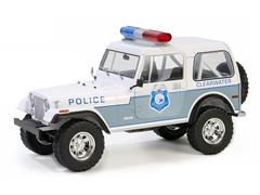 19140 - Greenlight Diecast Clearwater Florida Police Department 1982 Jeep CJ