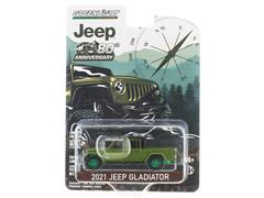28080-F-SP - Greenlight Diecast 2021 Jeep Gladiator Jeep 80th Anniversary Edition