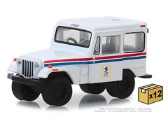 29997-CASE - Greenlight Diecast United States Postal Service 1971 Jeep DJ