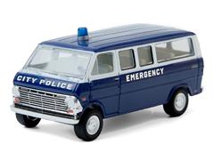 30209 - Greenlight Diecast City Police Emergency 1969 Ford Club Wagon