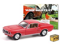 30247-CASE - Greenlight Diecast Goodyear Vintage Ad Cars 1968 Ford Mustang