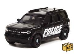 30339-CASE - Greenlight Diecast Police Interceptor Concept 2021 Ford Bronco Sport