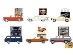 39140-MASTER - Greenlight Diecast Vintage Ad Cars Series 10 48 Piece