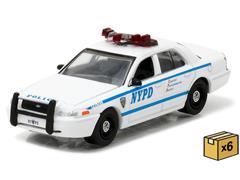42771-CASE - Greenlight Diecast NYPD 2011 Ford Crown Victoria Police Interceptor