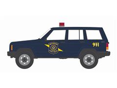 43040-E - Greenlight Diecast Michigan State Police 2001 Jeep Cherokee Hot