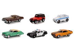 44970-CASE - Greenlight Diecast Hollywood Series 37 6 Pieces