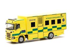 Herpa Model Sweden Intensive Car Ambulance Scania CR ND