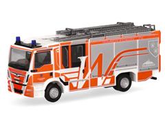 097581 - Herpa Model Wiesbaden Fire Service MAN TGM CC Ziegler