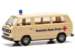 097611 - Herpa Model Deutsches Rotes Kreuz Volkswagen T3 Bully German