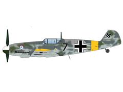HA8765 - Hobby Master Bf 109F 2 Black 7 Cabo Mecanico