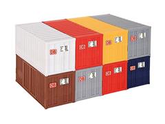 Kibri 20 ft Container 8 Piece Set