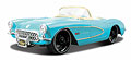 MAISTO - 31336MB - 1957 Chevrolet Corvette 